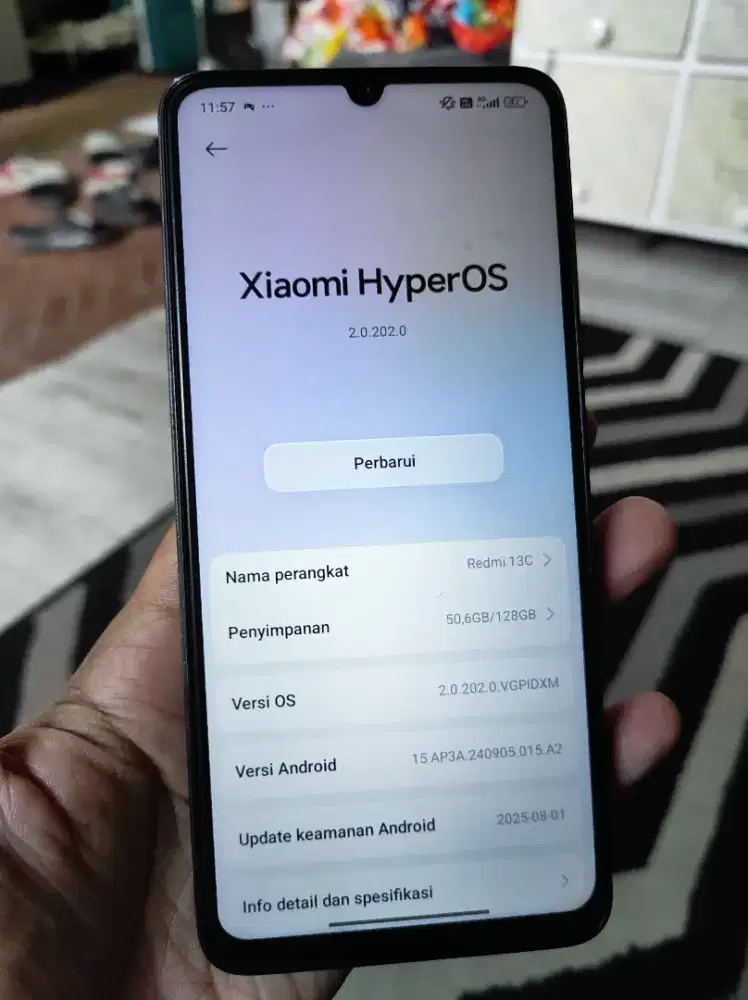 Redmi 13c 6+2/128 resmi.hp charger ori,no minus boleh d cek sepuasnya.