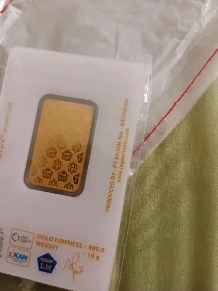 Logam mulia Antam 10 Gram