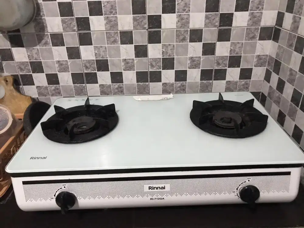 Kompor gas rinnai 712 GA kaca schott