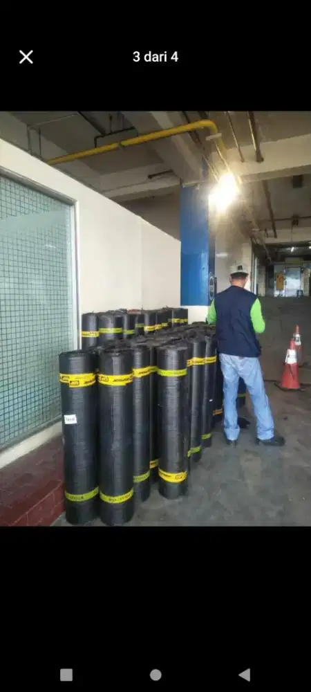 Membran bakar anti bocor atap beton