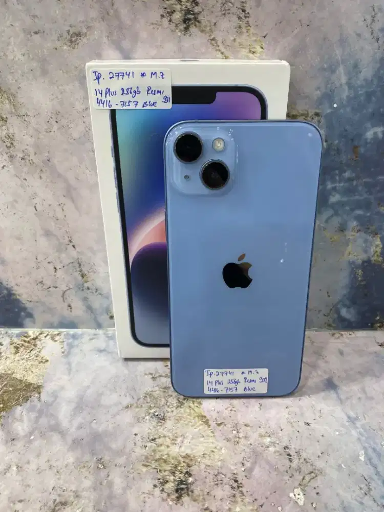 iPhone 14 plus 256Gb Blue Ex Resmi IBox