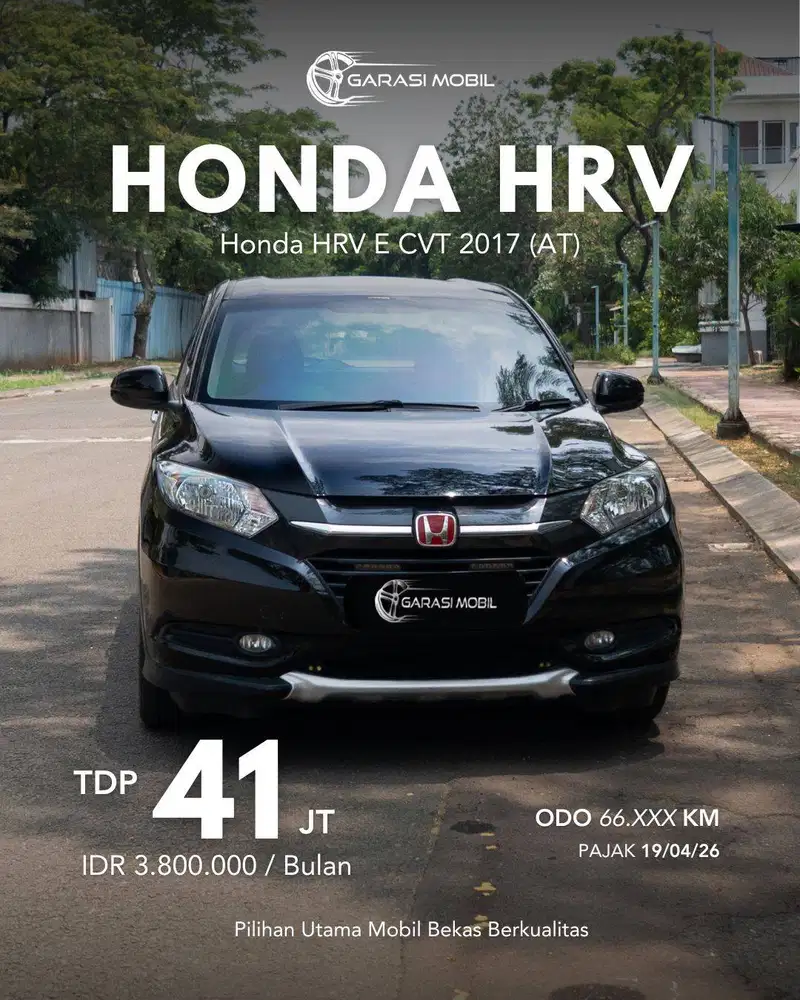 Honda HRV E CVT 2017 (AT)