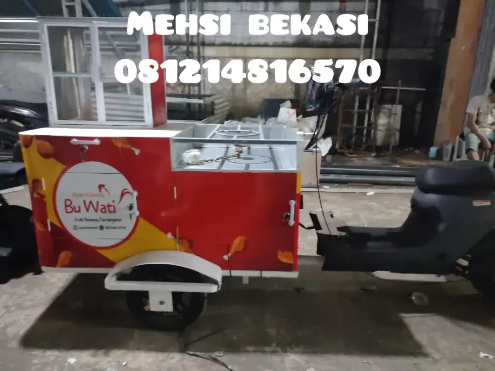 Gerobak sepeda ayam / bebek goreng keliling