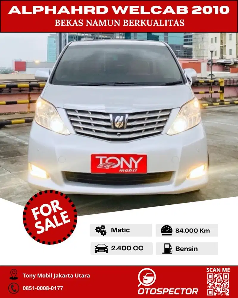 Toyota Alphard G Welcab 2010 Silver