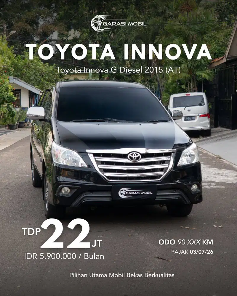 Toyota Innova G Diesel 2015 (AT)