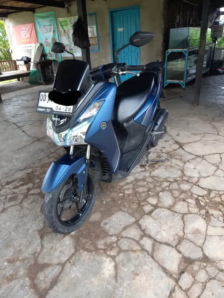 Jual motor lexi warna biru tahun 2023 surat2 lengkap