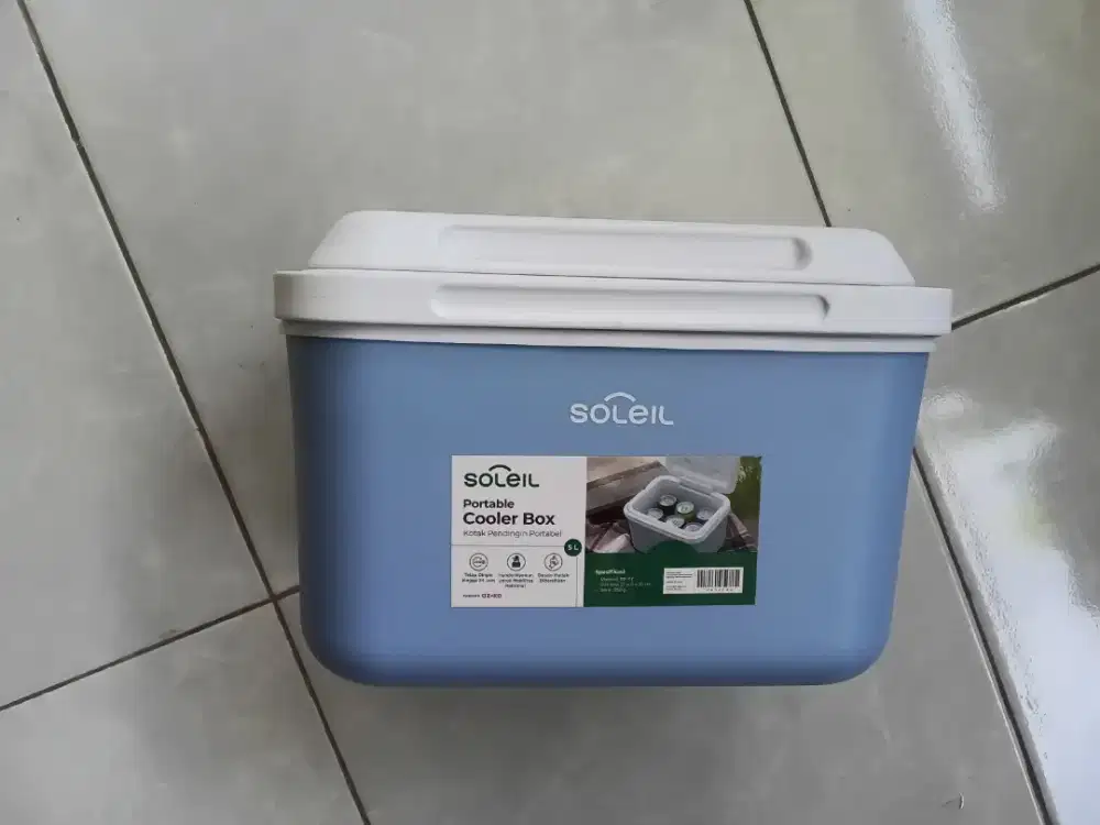 Cooler box cool box merk soleil 5 liter kondisi masih baru