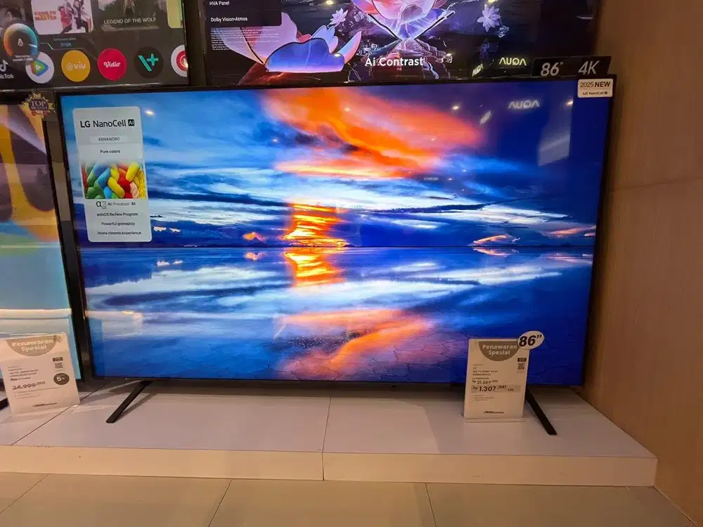 CICILAN LG LED TV SMART 4K 86 Inch