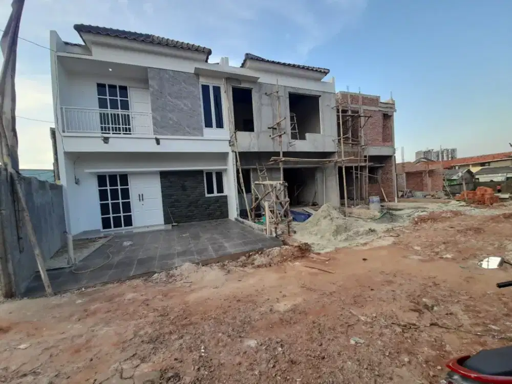 Hunian mewah 2lantai full bata merah lokasi bebas banjir dekat LRT Jatibening