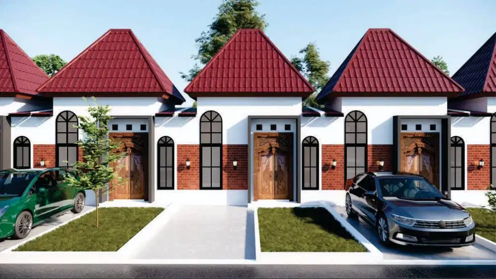 RUMAH MODERN ETNIK AKSES JALAN 6,5 METER DEKAT CANDI PRAMBANAN