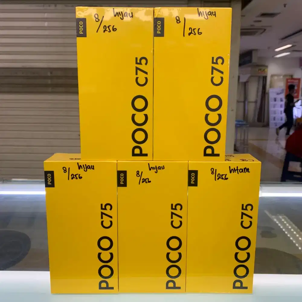 Xiaomi Poco C75 ram 8gb+8gb/256gb nfc baru garansi resmi harga Promo