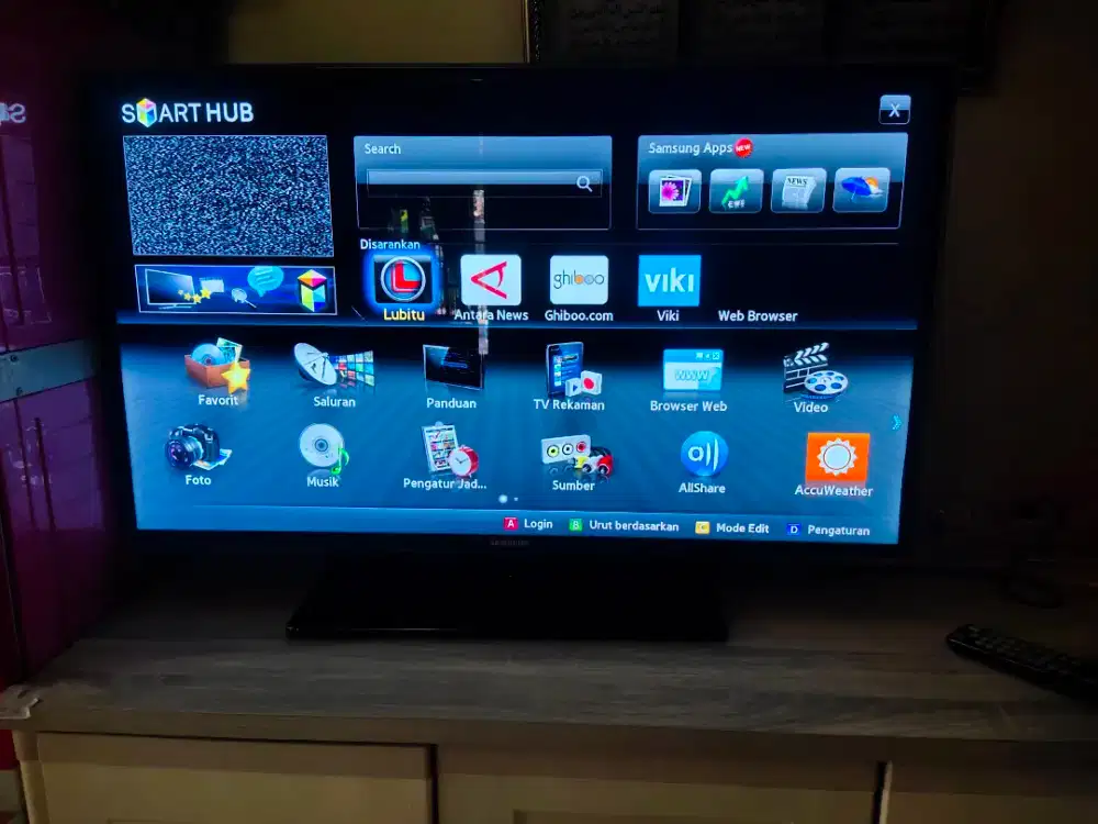Samsung smart tv 40in