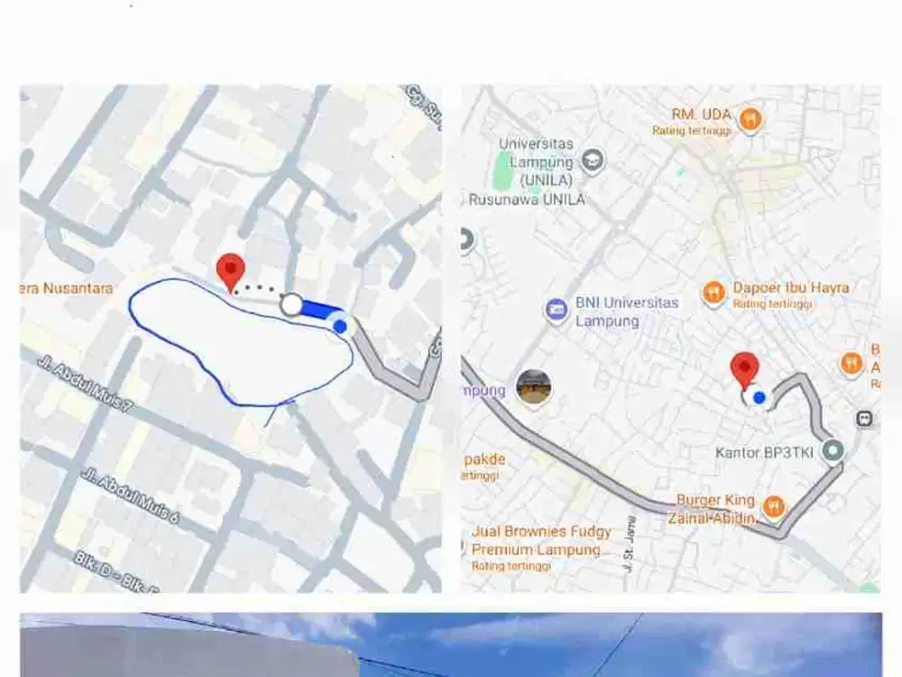 Tanah Kosong cm 1 kilo dr Unila