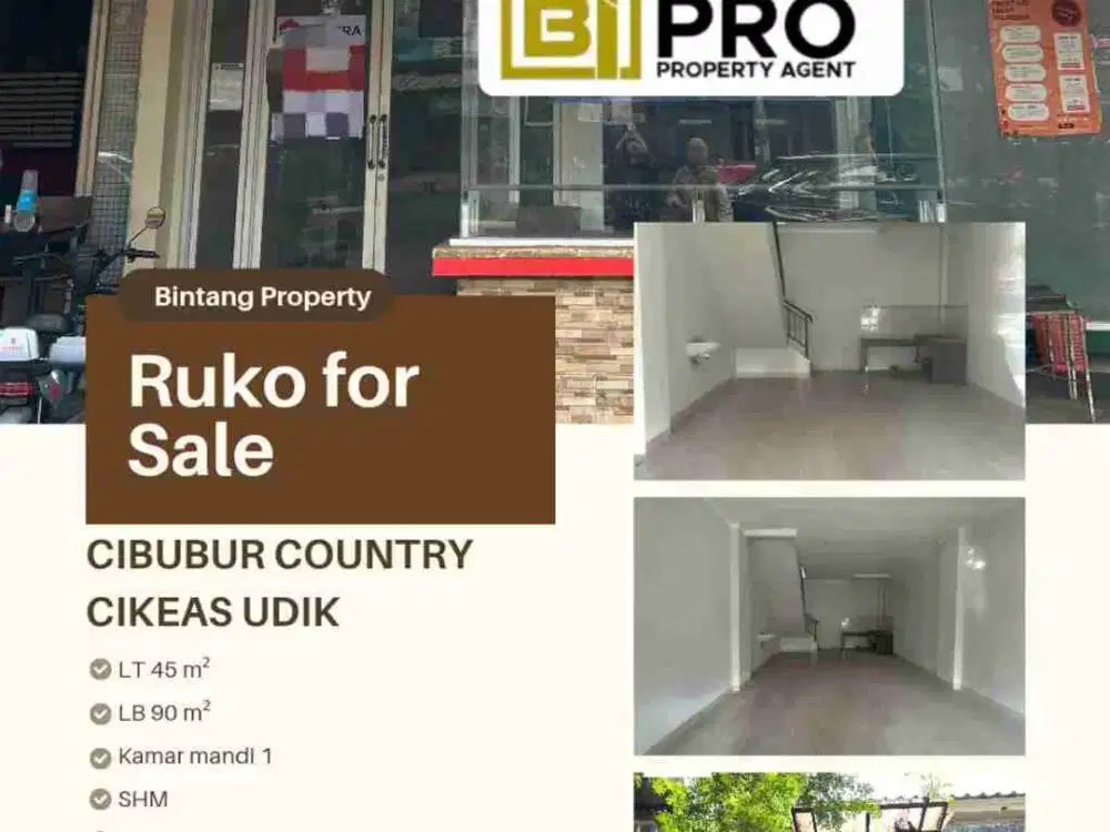 Ruko di Cibubur country dijual
