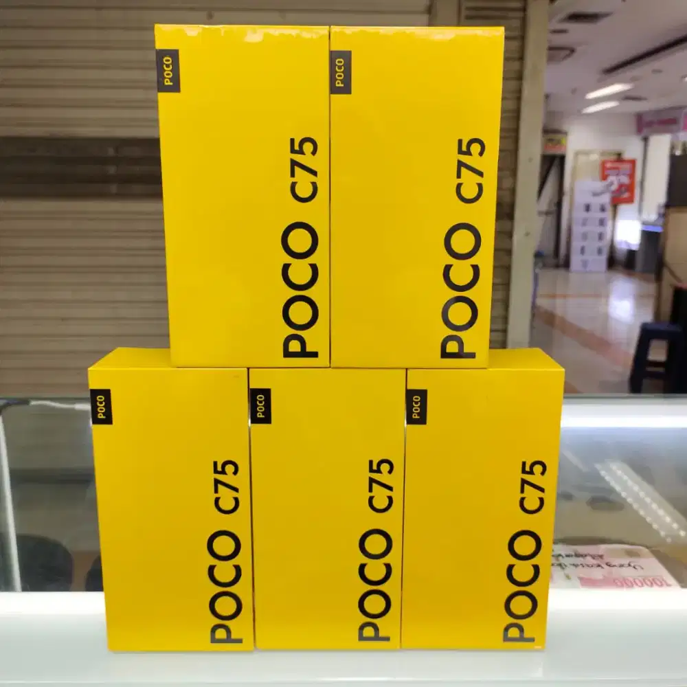 Xiaomi Poco C75 nfc ram 6gb+6gb/128gb baru garansi resmi harga Promo