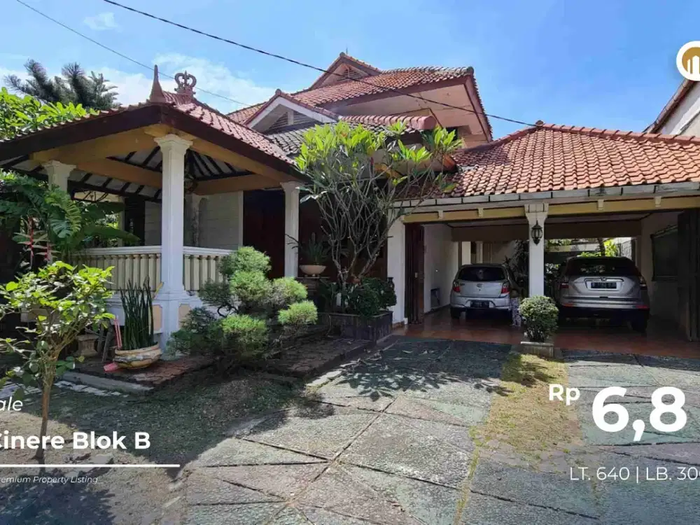 Dijual BU Rumah Cinere Estate Depan Mall Cinere Tanah Luas