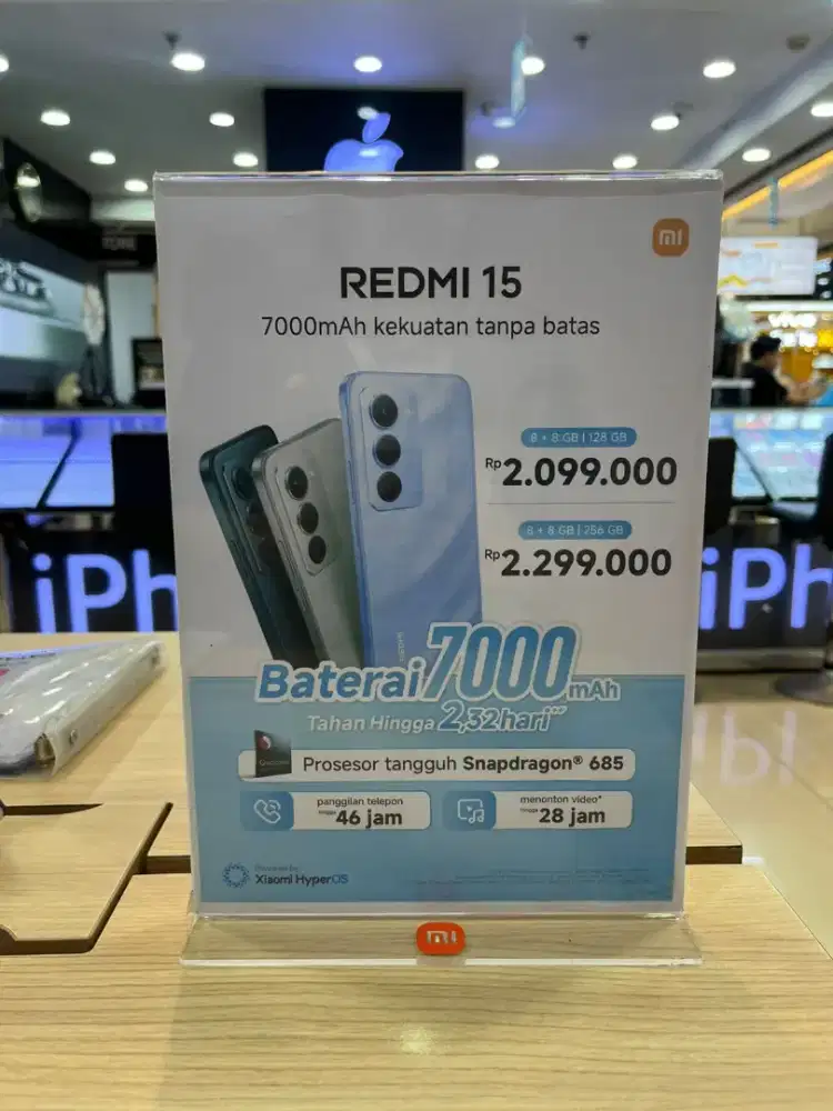 Redmi 15 8+8/128 gb