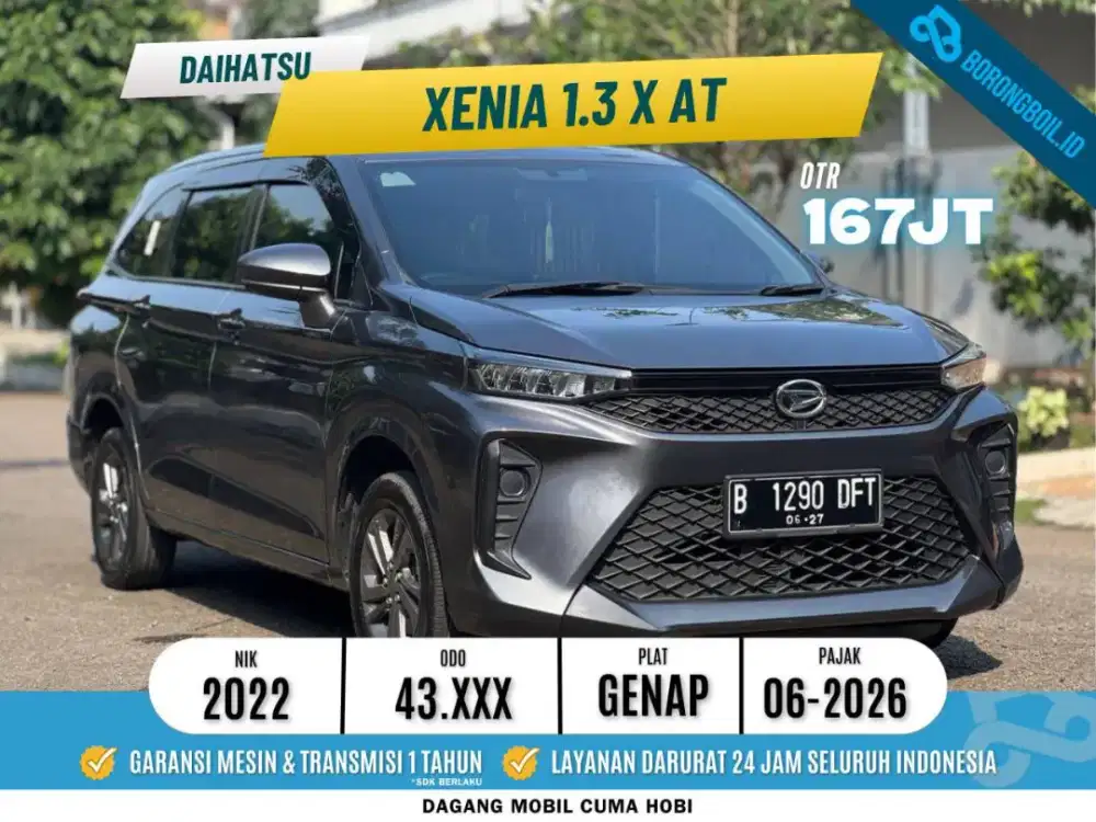 Daihatsu Xenia 1.3 X AT Abu Abu 2022