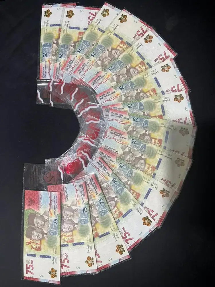 Uang 75 ribu edisi kemerdekaan