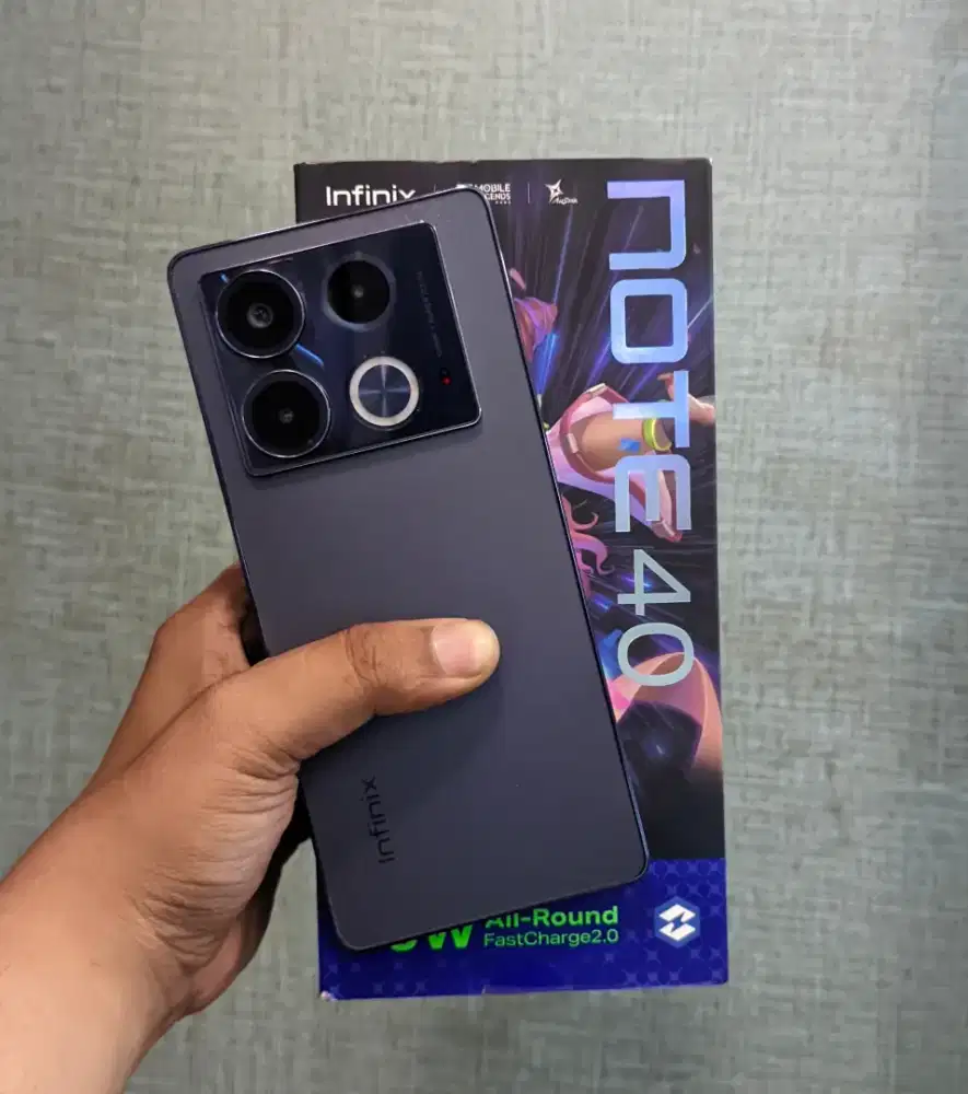 Infinix Note 40 8/256 Original Lengkap Fullset Mulus On Desember 2025