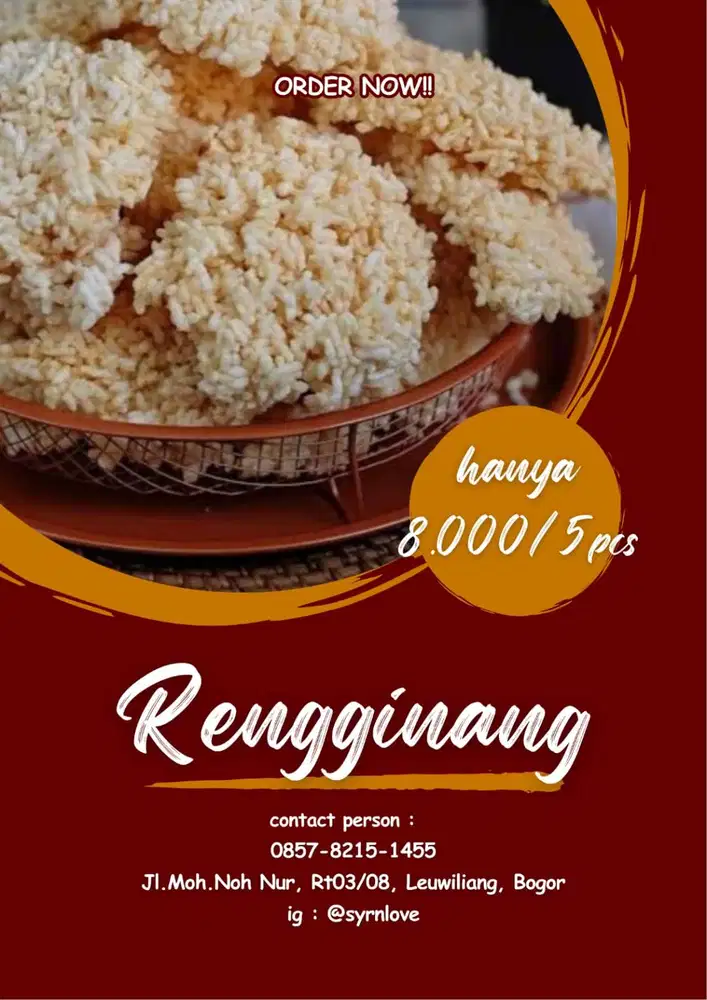 Rengginang Terasi Khas Bogor