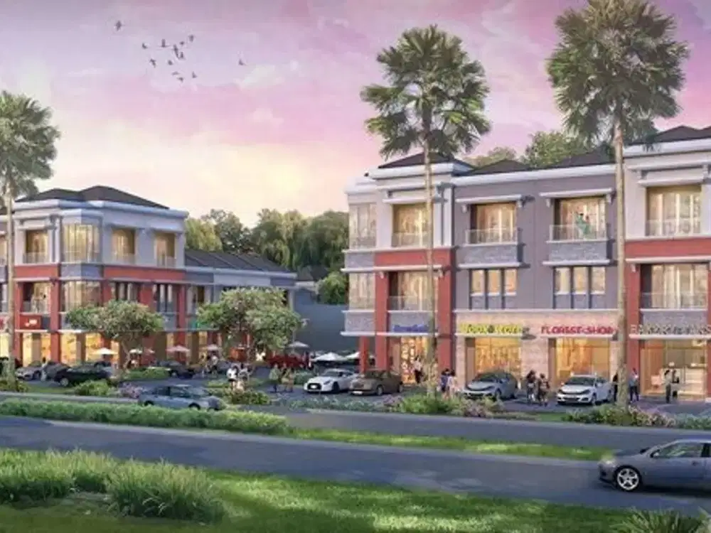 Dijual Ruko Strategis Edison Gading Serpong, Row Jalan Lebar, Parkir Luas