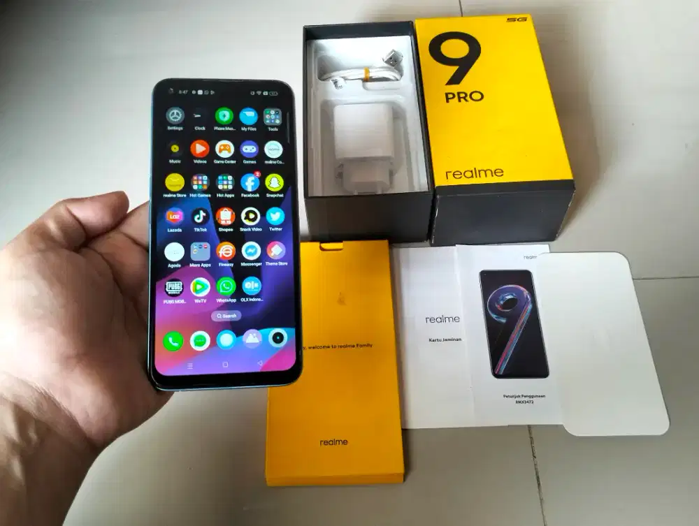 REALME 9 PRO 5G RAM 8GB +4GB / 128GB 6,6in Finger 64MP Snapdragon NFC