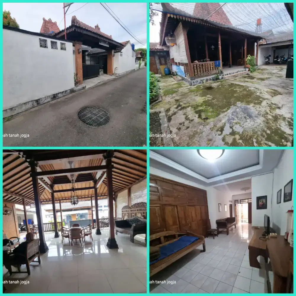 Jual rumah full furnis ada joglo nya