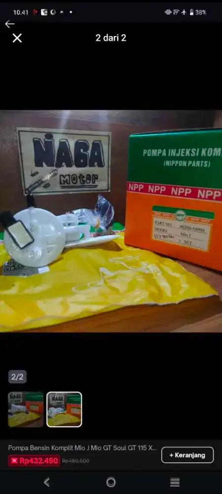 Pompa bensin mio, xride, mio soul baru npp