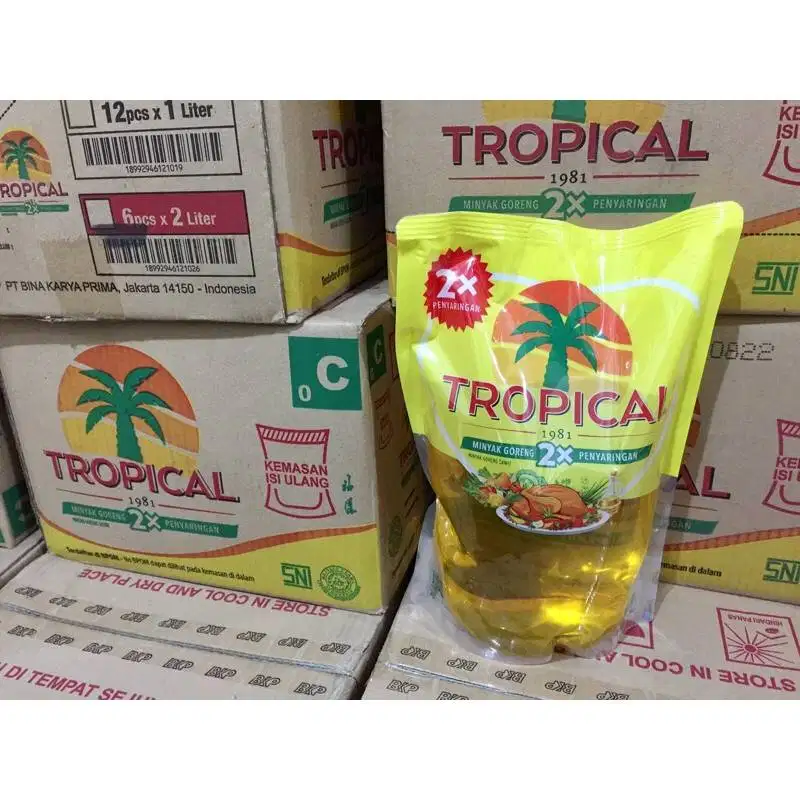 minyak goreng tropical 2 liter dus