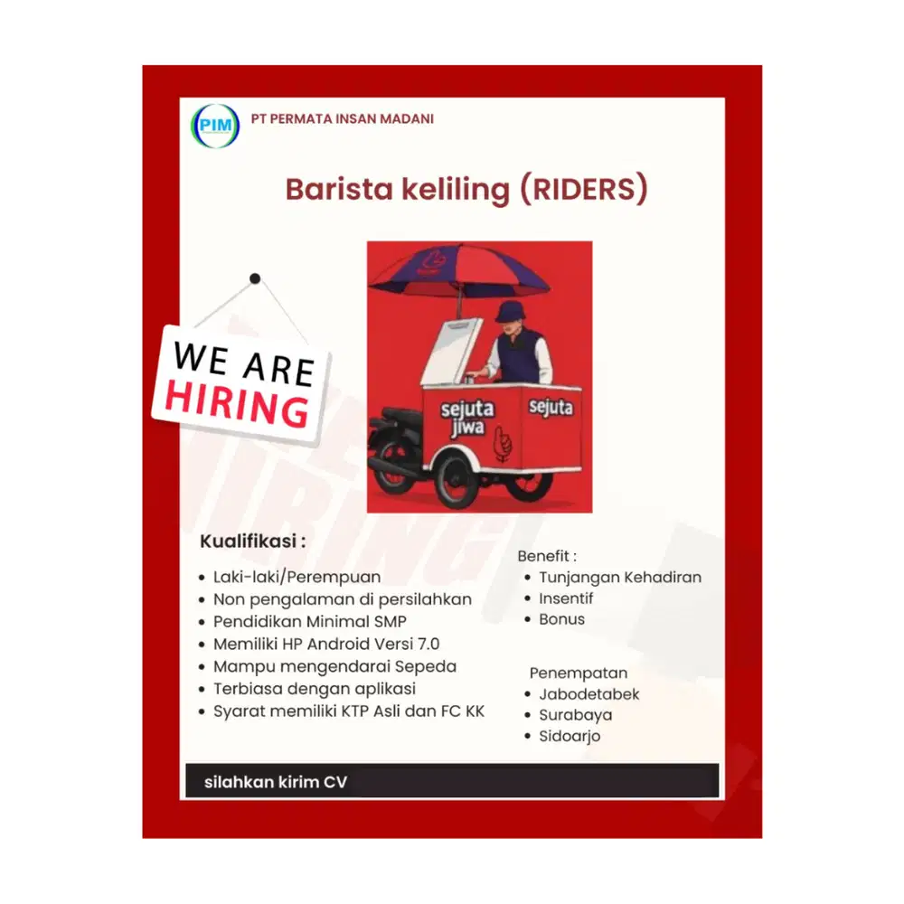 Rider Barista Keliling Sejuta Jiwa