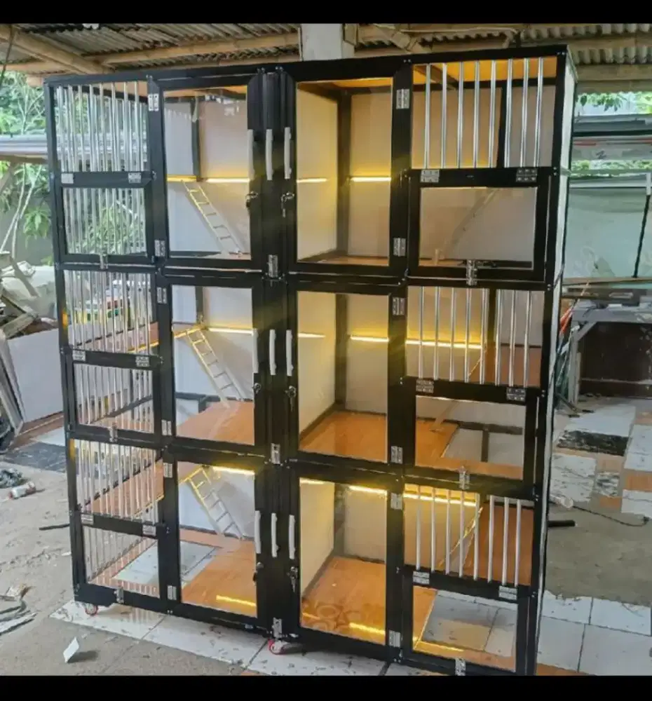 KANDANG KUCING 6 RUANG