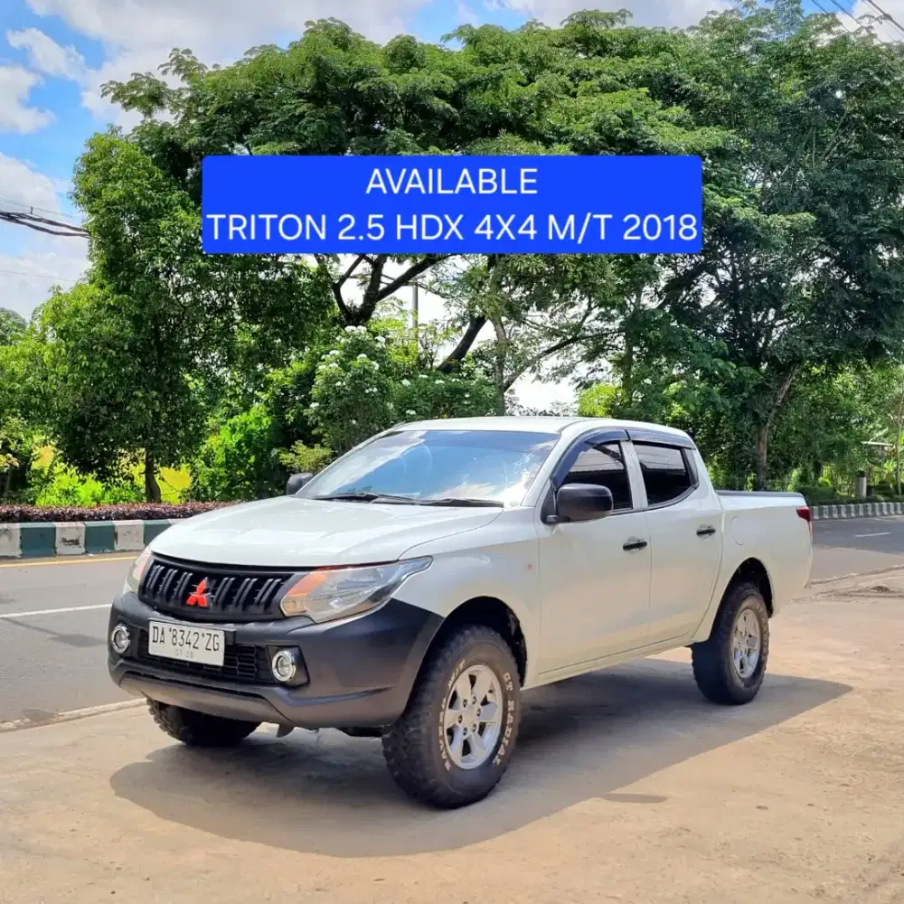 Mitsubishi Triton 2.5 HDX 4X4 M/T 2018
