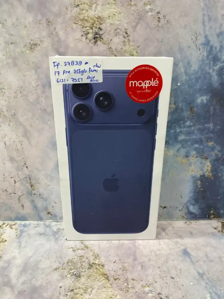 iPhone 17 Promax 256gb Blue New Resmi