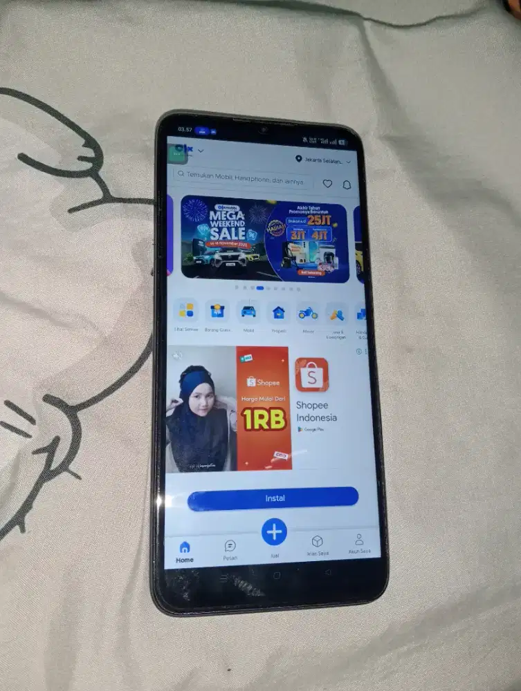 Oppo a38 ram 4/128 batangan