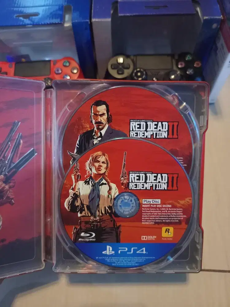 FOR SALE! BLUERAY DISC/KASET GAME PS4 RDR 2 LIMITED EDITION!