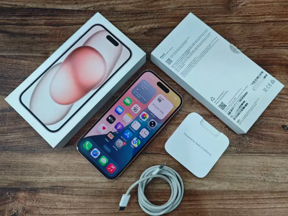 Apple Iphone 15 128GB Pink Second Like New Garansi On Digimap bs COD