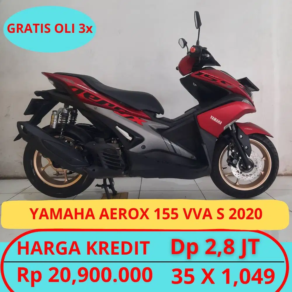 YAMAHA AEROX 155 VVA S 2020 PROMO MURAH