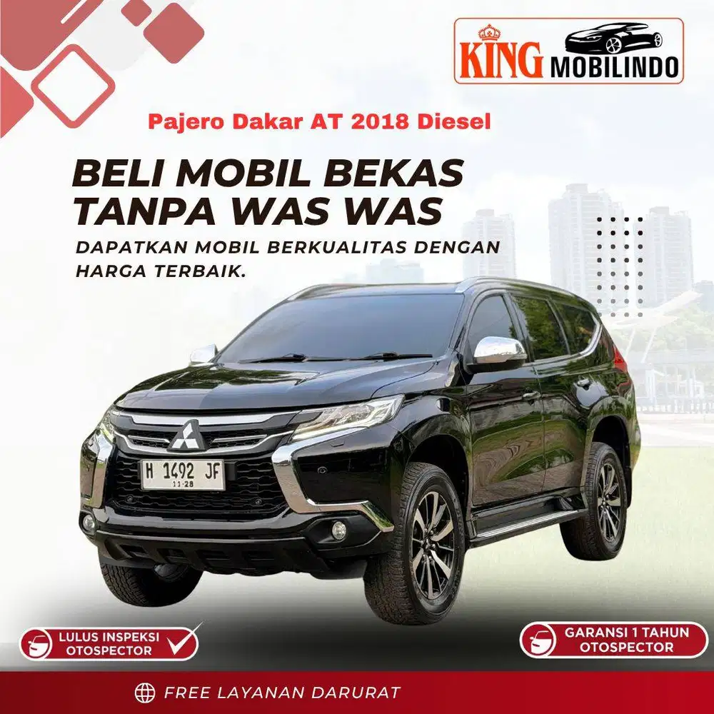 ( Garansi 1 Tahun ) Pajero Sport Dakar AT 2018 Diese