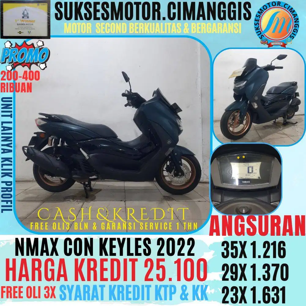 NMAX CON KEYLES CASHBACKUPTO 700 RIBUAN FREE OLI 3 BLN KLIK PROFIL