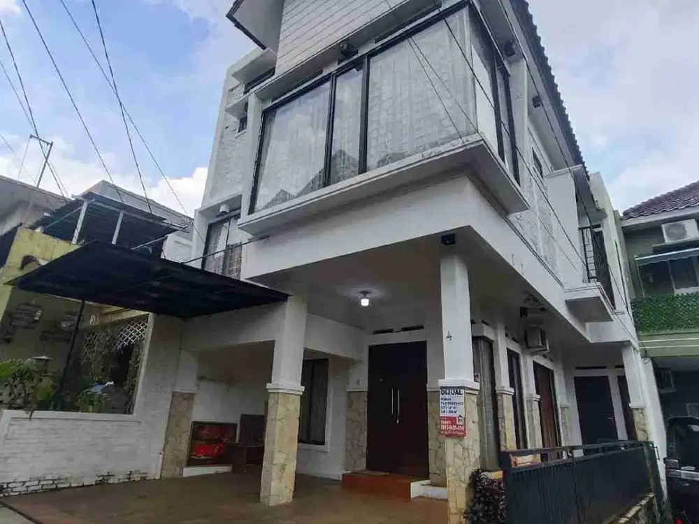 rumah dalam cluster di villa cinere mas
