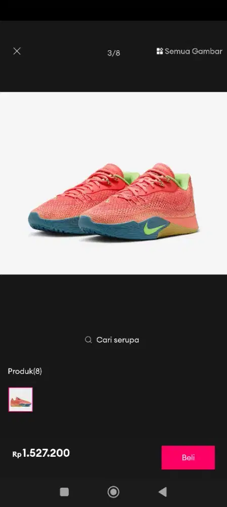Nike Sepatu Pria S.T. Flare EP Basketball MANGGO
