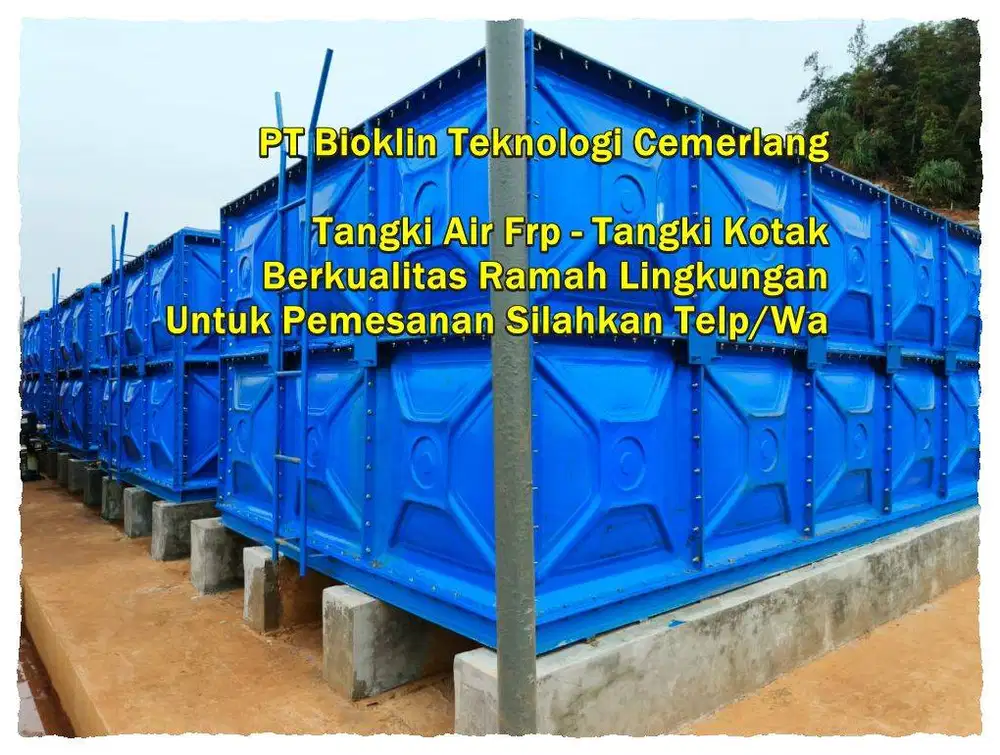 Tangki Air Fiberglass - Roof tank Frp  - Tandon Frp - Tangki Air Kotak