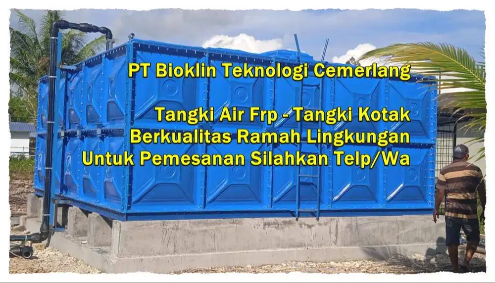 Tandon Frp - Toren Frp - Tangki Air Kotak - Ground tank