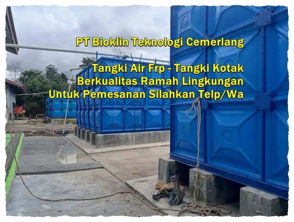 Tangki panel fiber - Tangki Air Kotak - Tangki Air Fiberglass