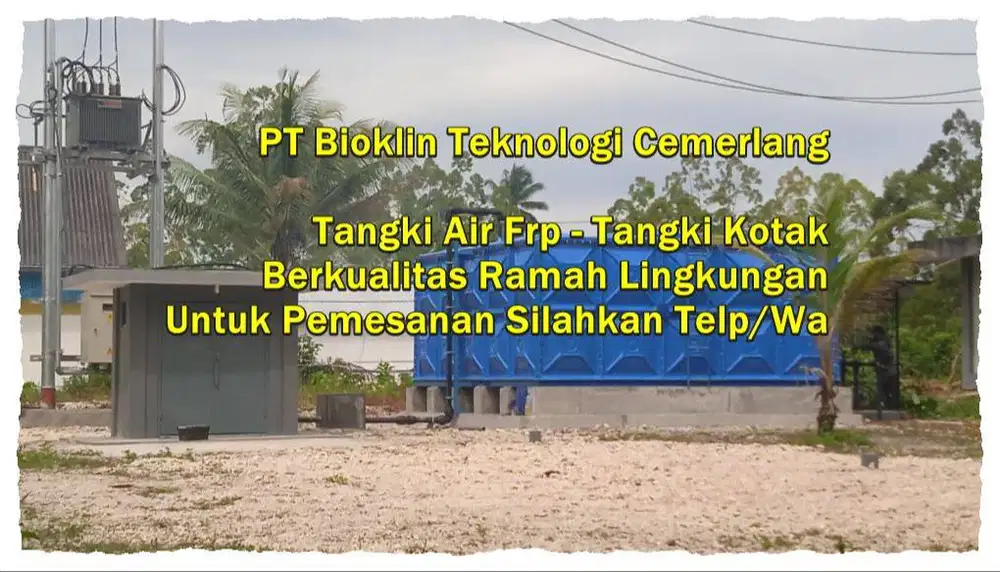 Tangki Air Fiberglass/Tangki Air Kotak/Ground tank/Tangki Panel Frp