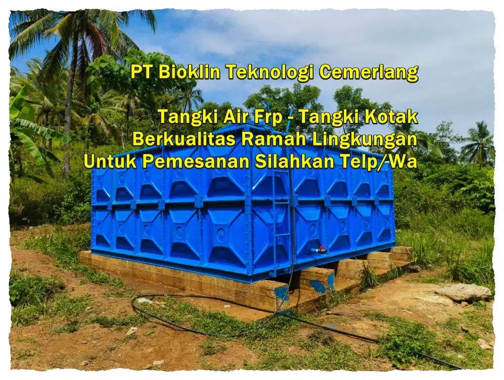 GROUND TANK - TANGKI AIR - PANEL FRP - TANGKI PANEL FRP - TANGKI PANEL