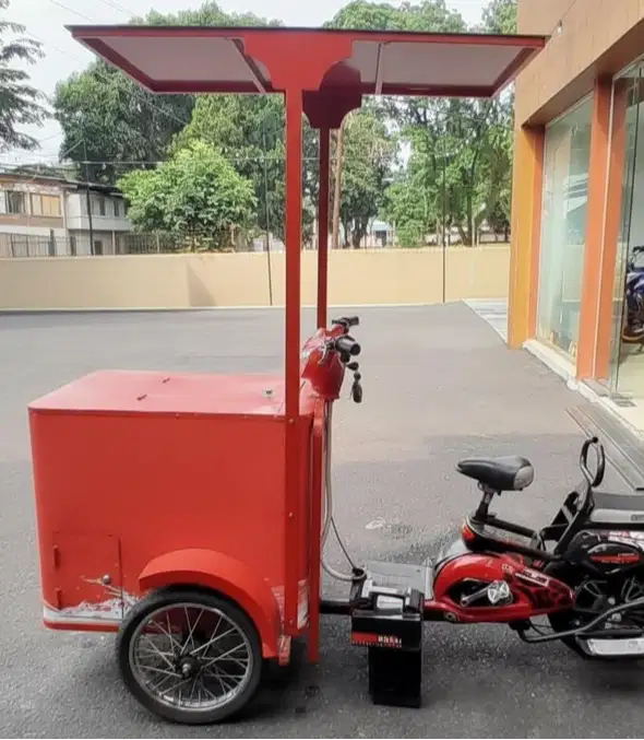 Gerobak Listrik sudah include baterai dan charger