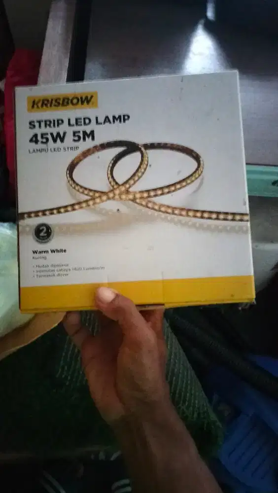 krisbow strip lamp baru barang simpanan