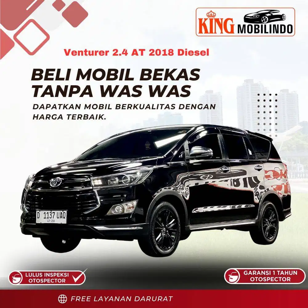 ( Garansi 1 Tahun ) Innova Venturer 2.4 AT 2018 Diesel